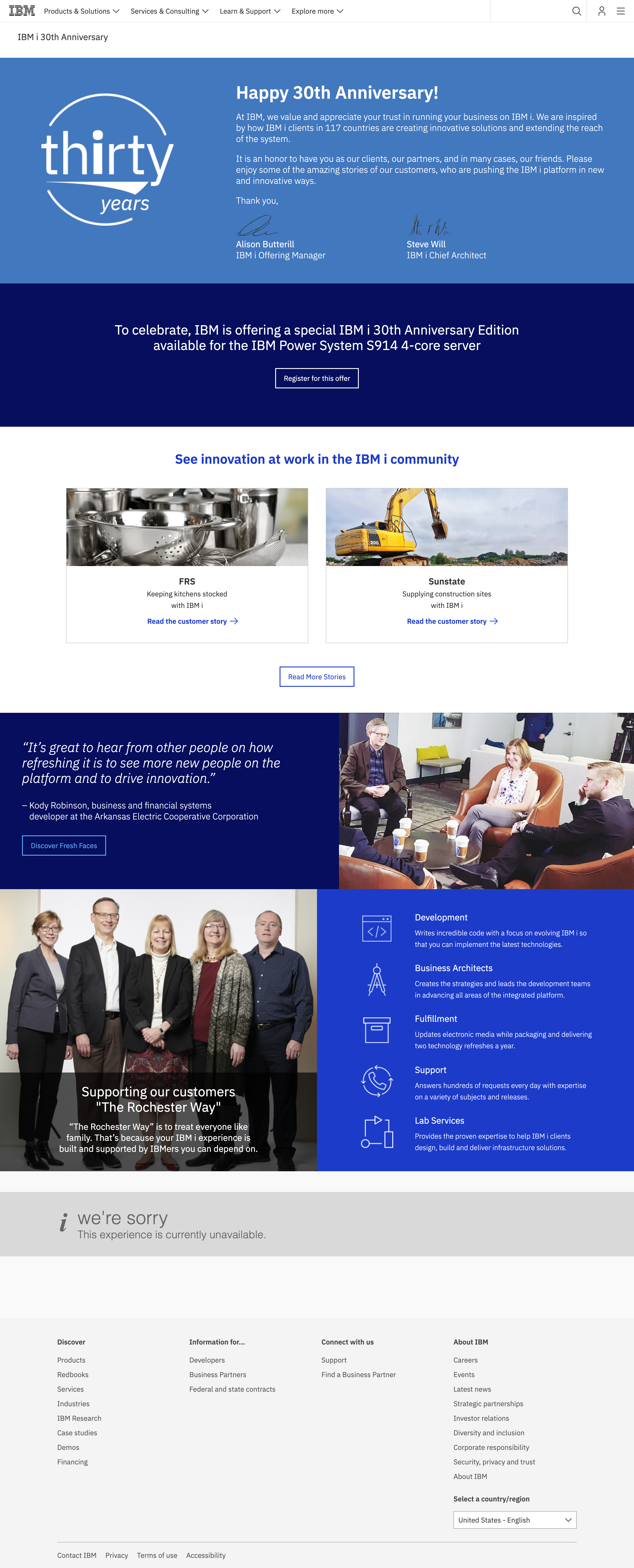 screenshot of featured project